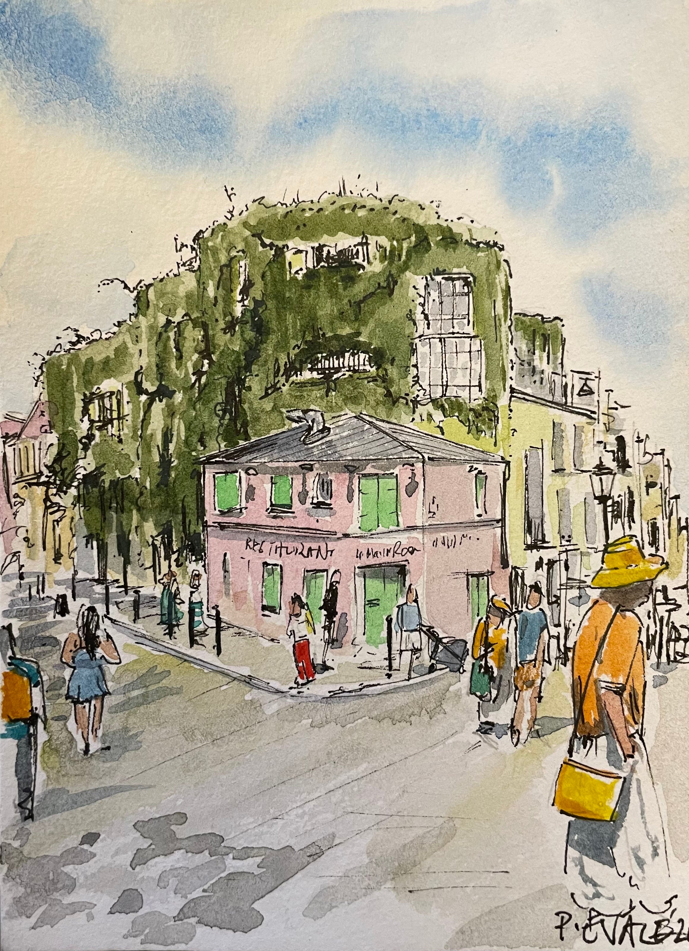 La Maison Rose, Montmartre