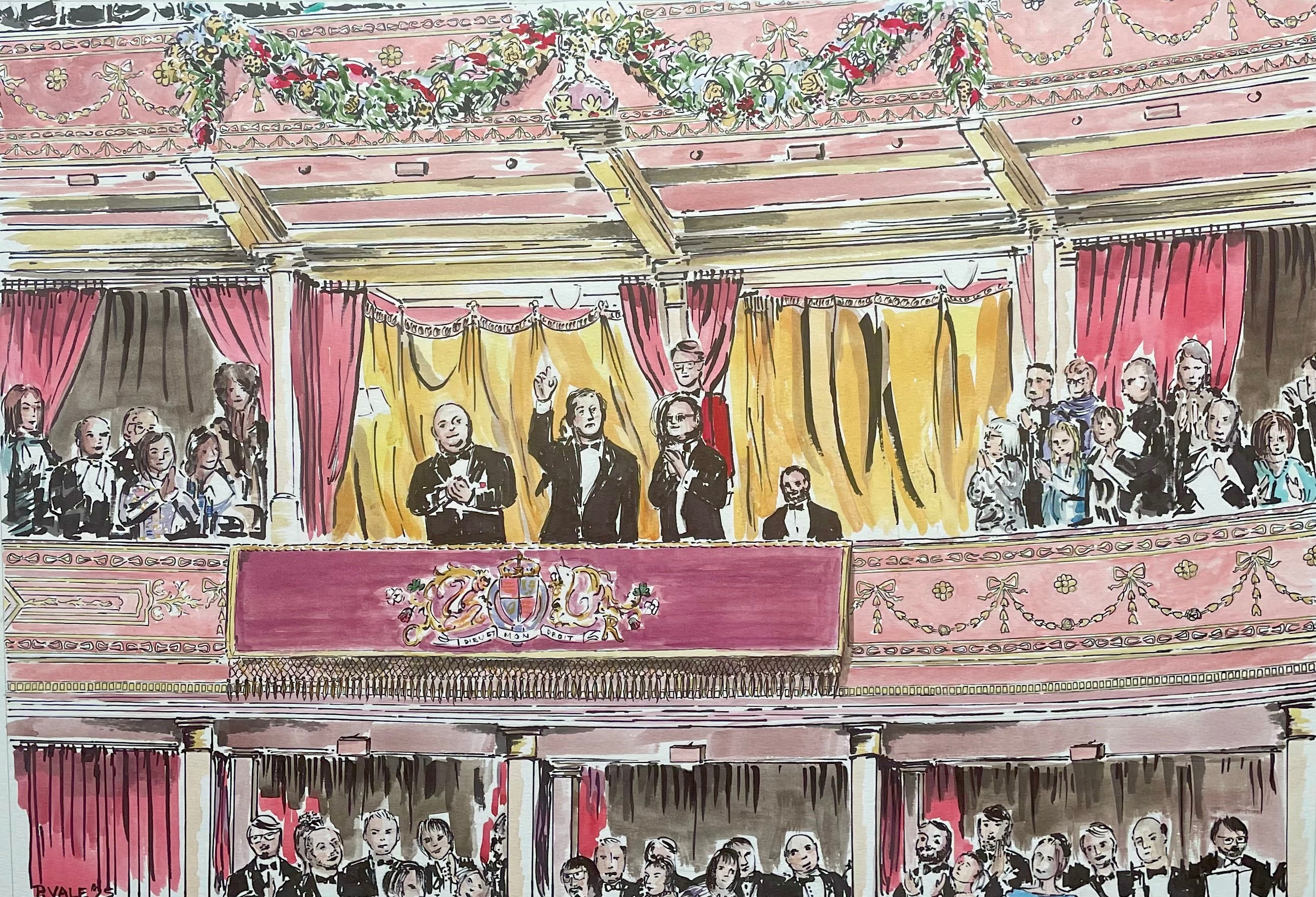 The Royal Box, Albert Hall, London
