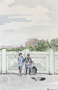 Young Buskers at Waverley, Edinburgh