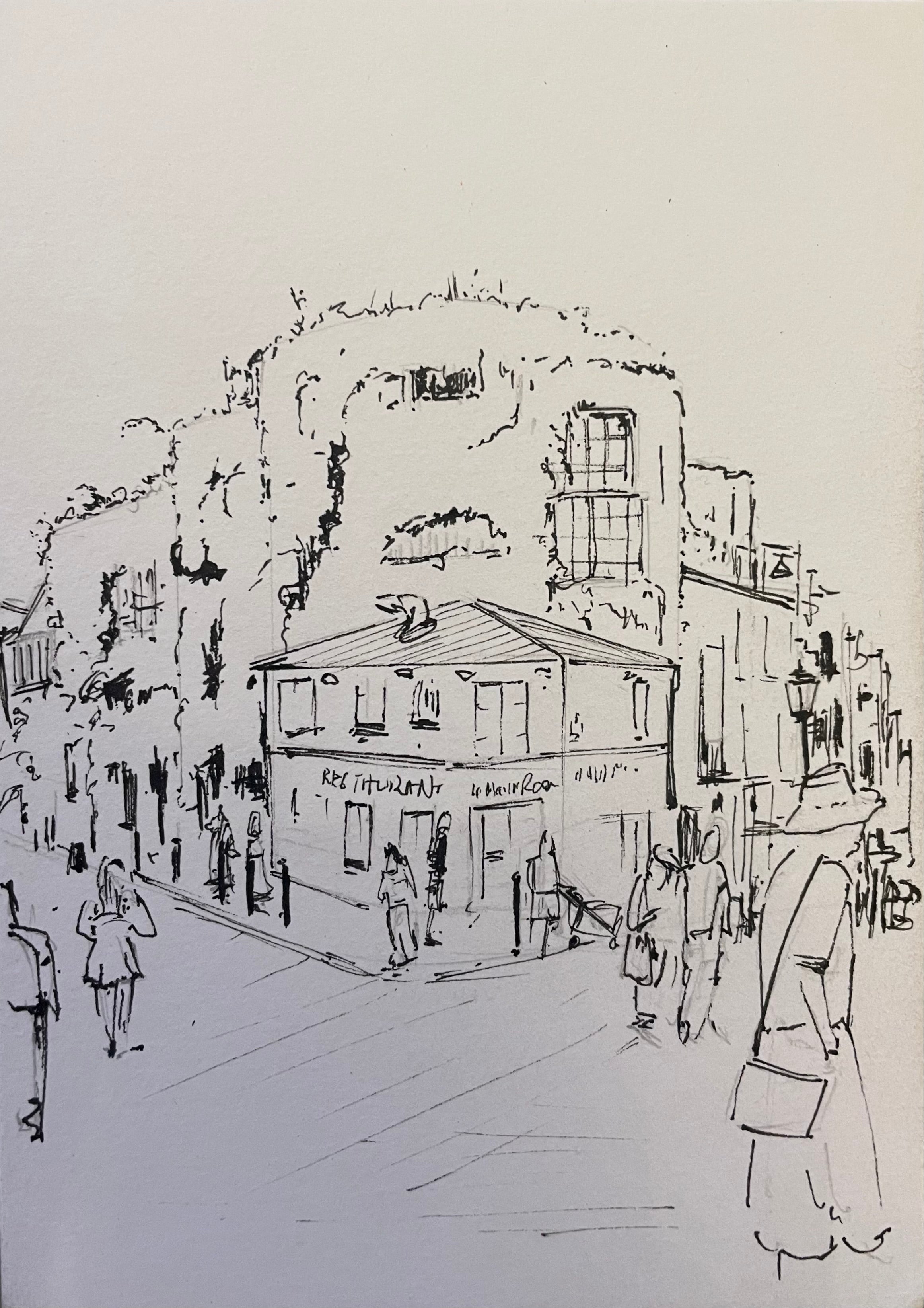 La Maison Rose, Montmartre