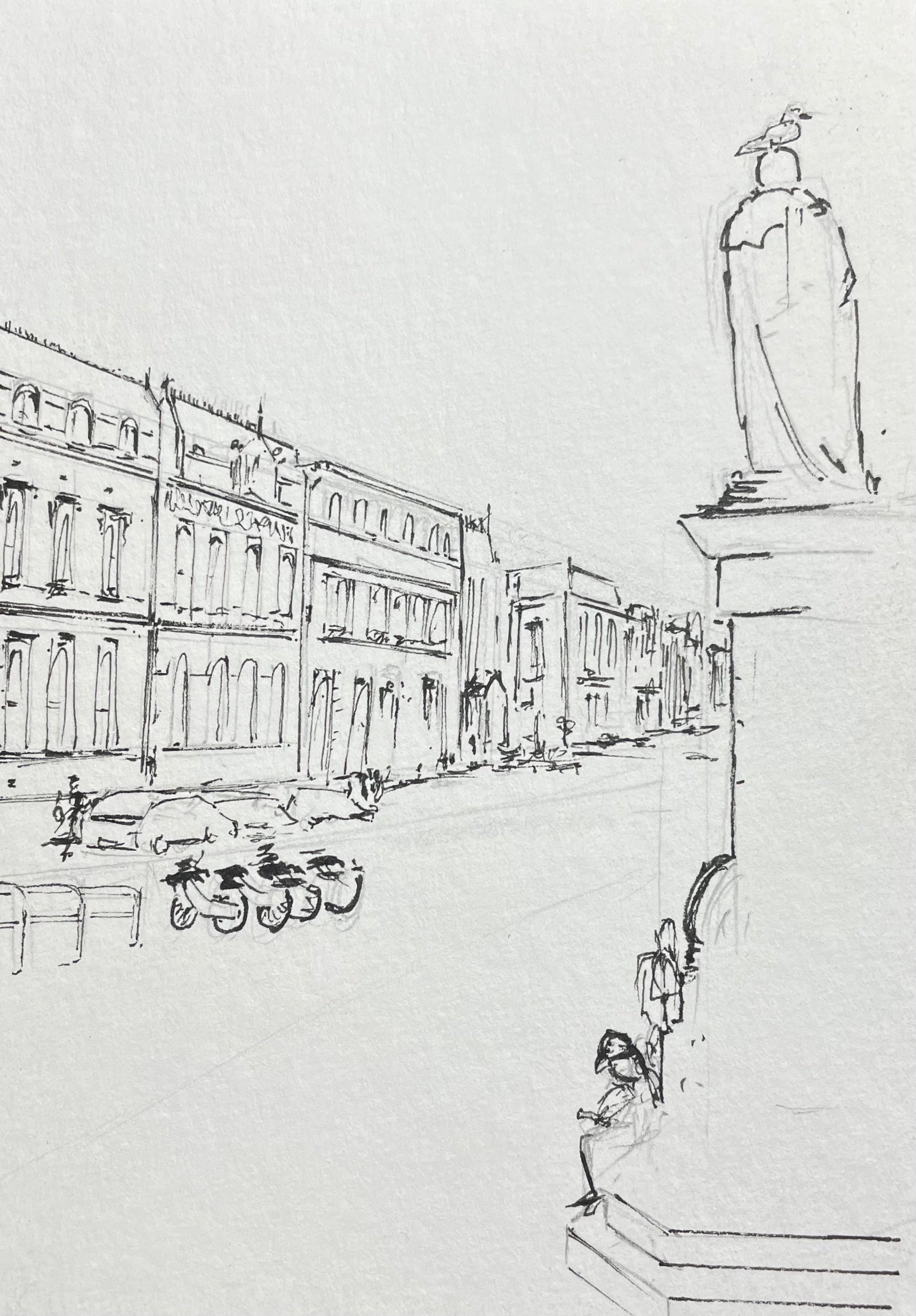 A View Down Chambers Street