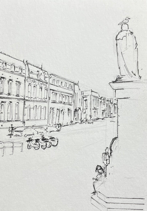 A View Down Chambers Street