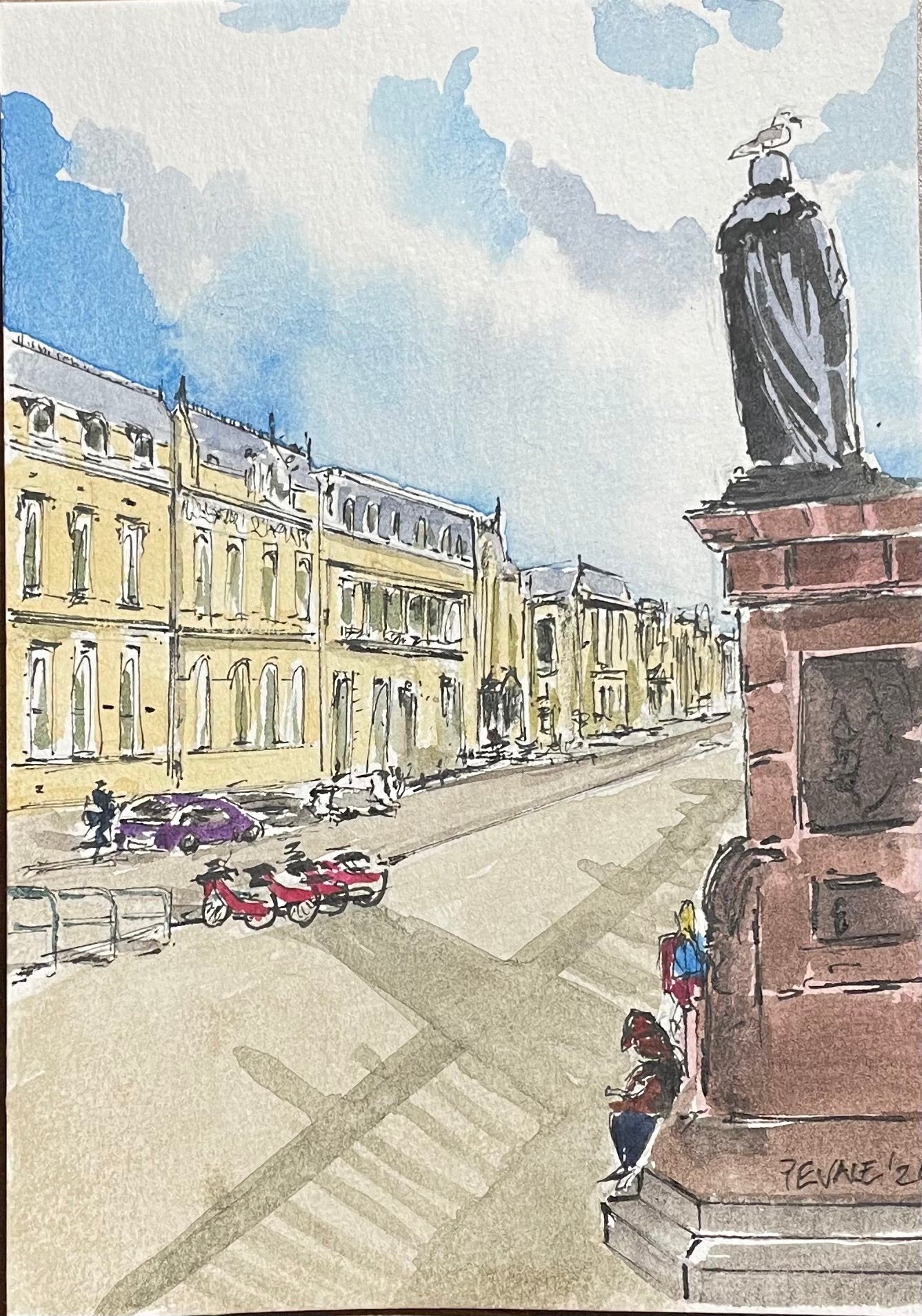 A View Down Chambers Street